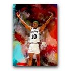 Dennis Rodman #18 Art Card Limited 37/50 Edward Vela Signed (San Antonio Spurs)