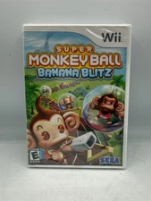 NEW SEALED NINTENDO WII SUPER MONKEY BALL BANANA BLITZ COMPLETE GAME 