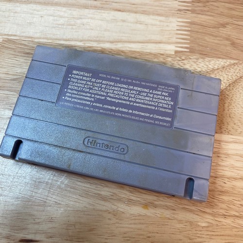 Super Nintendo Snes Originale OEM Autentico *Scegli il tuo gioco* Solo carrello NON TESTATO - Foto 38 di 63