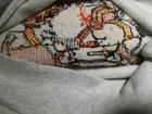 Kansas City Chiefs football vintage gray sweatshirt XL HAND MADE cross stitch — photo 6