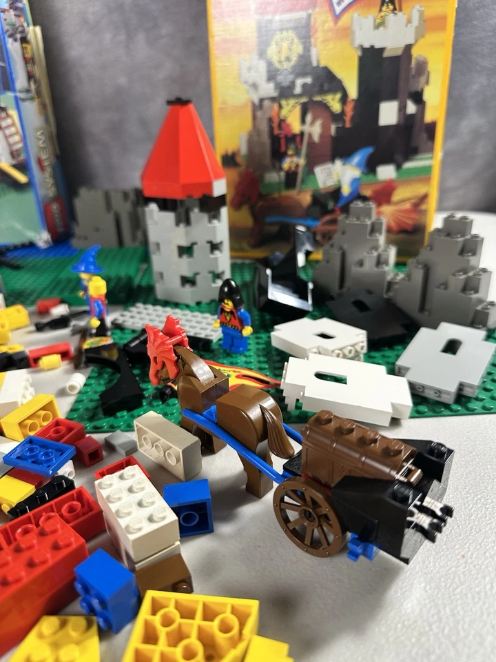 Vtg 1994 LEGO Majisto’s Tower 1906 & 1997 Rocky River Retreat 6552 With Boxes - Image 4 of 4