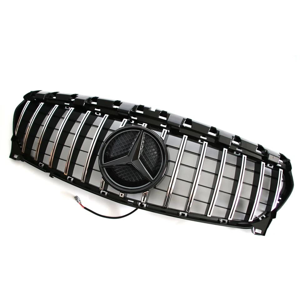 NEW Front Grille w/Star For 2013-2019 Mercedes Benz W117 CLA250 CLA180 CLA200 Foto 3 de 4