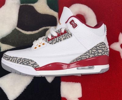 Jordan 3 Retro Cardinal Red CT8532-126 - Size 7