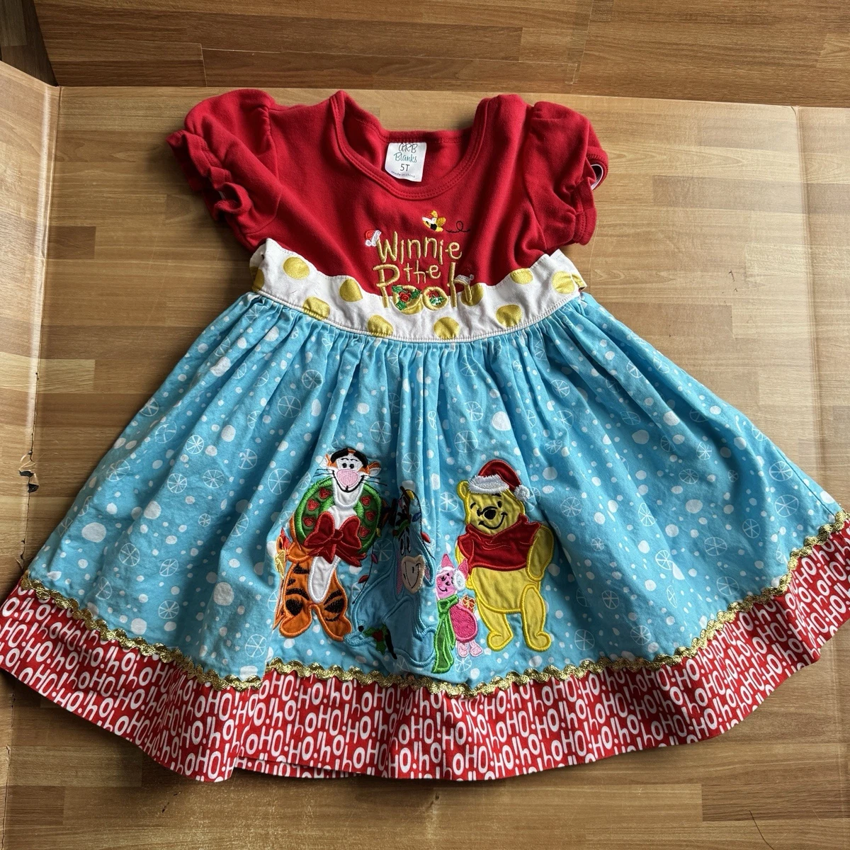 Christmas Pooh Dress Comfort Colors Winnie The Pooh Christmas T-Shirt – FSN Style Custom T-Shirt