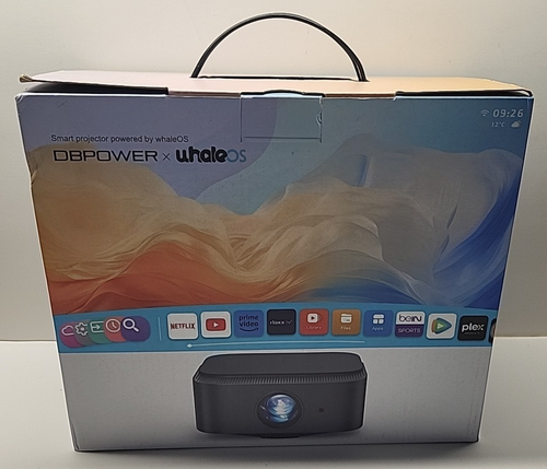 DBPOWER E2 WhaleOS Smart Projector WiFi Bluetooth Netflix Licensed 2025 - Picture 2 of 5