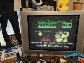 Lee Trevino's Fighting Golf (Nintendo Entertainment System NES) TESTED