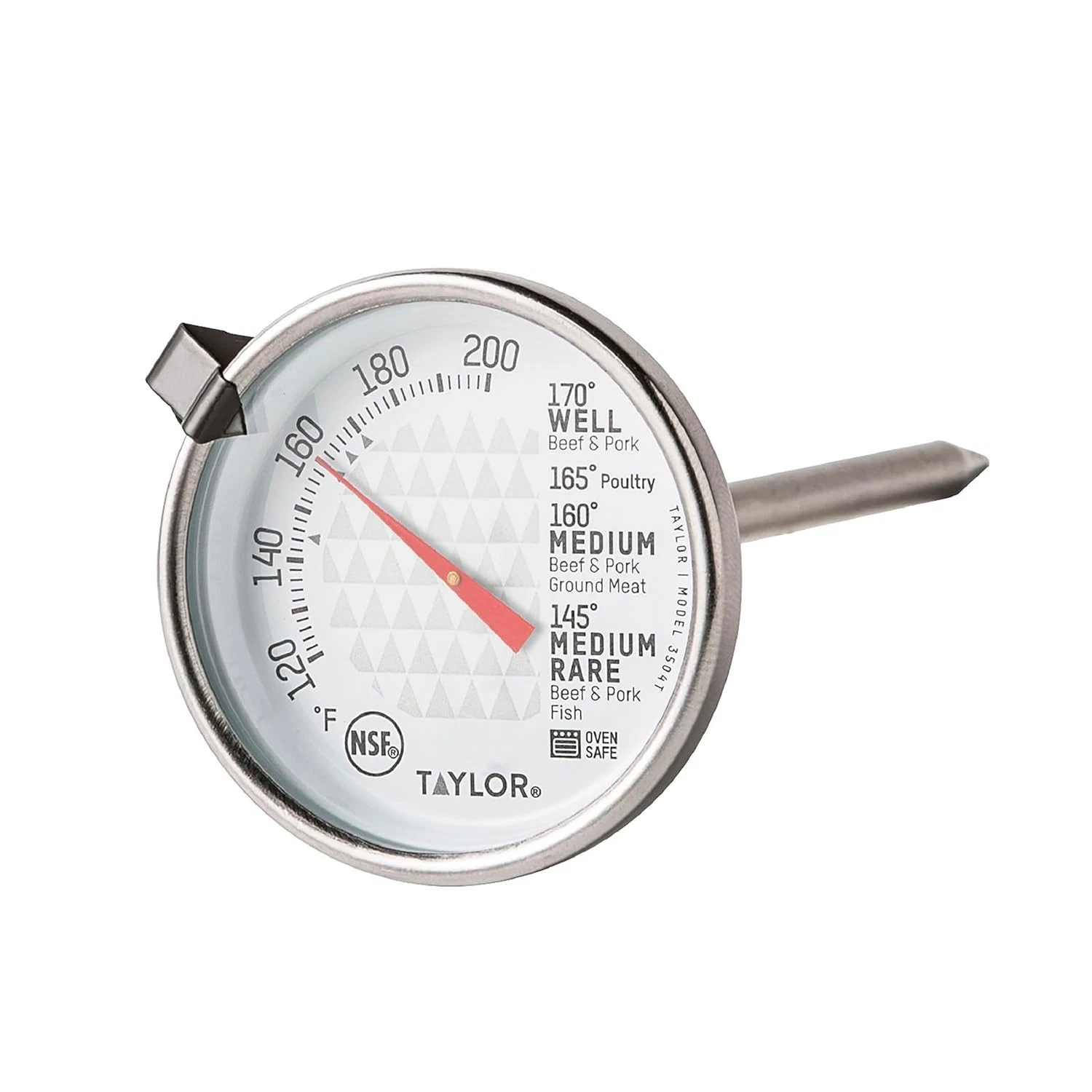 Leave-in Meat Oven Safe Analog Dial Meat Food Grill BBQ Kitchen Cooking