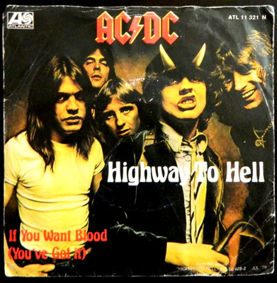 AC / DC   7''   Highway To Hell  1979  VG++   aus Ger.  RAR