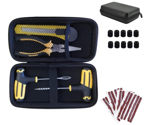 Yolistar Reifen Reparaturset, 36 TLG Reifenreparatur Set, Reifen Flickzeug-image