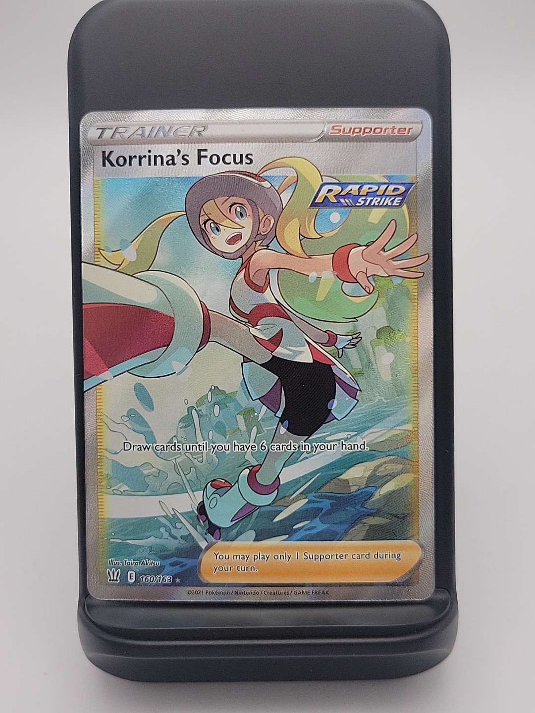 Korrina's Focus (Full Art) 160/163 - Swsh05: Battle Styles (NM)