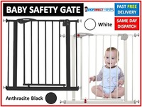 Baby Safety Gate Home Pet Dog Barrier Stair Safe Secure Doorway Guard 75 to 85cm