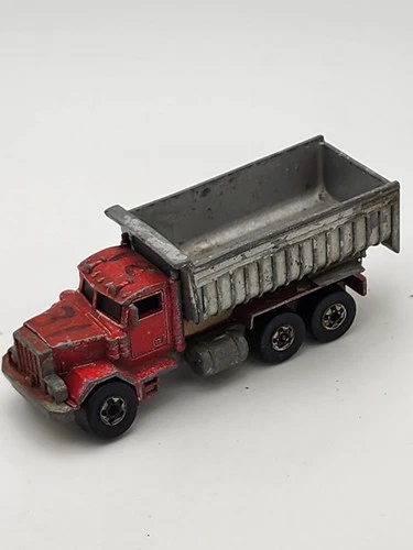 Hot Wheels Peterbilt Dump Truck Vintage BLACKWALL Hong Kong DIECAST