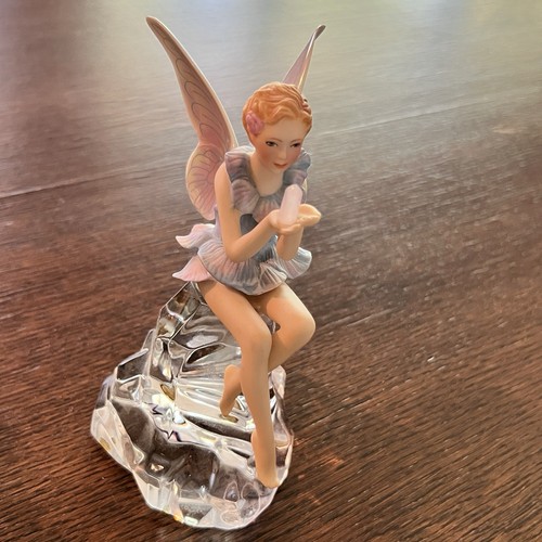 Feen Figur Franklin Mint Kristall verzaubert 8" Fee das Geschenk des Quarzes