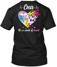 Cna Certified Nursing Assistant Aid Gift Can T-Shirt Made in USA Size S to 5XL
