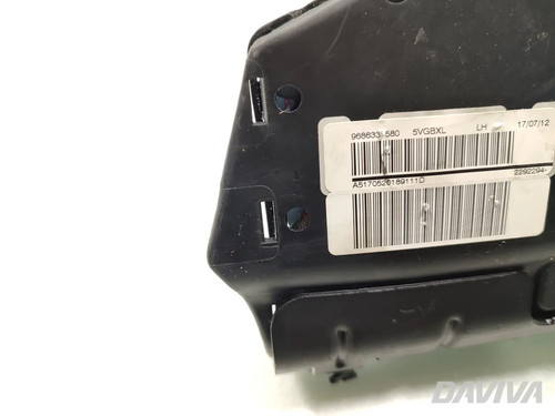 Peugeot 508 SW Front Left Seat SRS Bag 2012 Estate 4/5dr 9686337580 Black - Picture 6 of 11