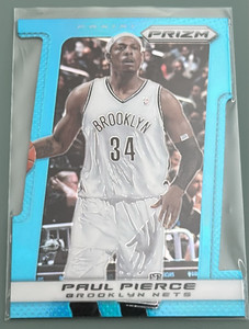 2013-14 Panini Prizm Paul Pierce Light Blue Die-Cut #'d /199