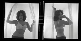 2 1966 Beautiful Playboy Test Model Stan Malinowski Original Negative Lot Q279