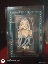 2024 Ginter X Dianna Russini Auto Black Framed /25 SILVER INK MA-DR Ships ASAP