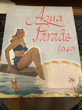 AQUA PARADE OF 1949 PROGRAMME BUSTER CRABBE, VICKI DRAVES