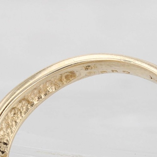 Anillo de diamantes de ópalo de tanzanita de oro amarillo de 14 k talla 4 - Imagen 7 de 11