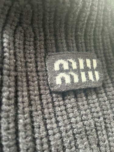 Miu Miu Rippstrick Sturmhaube - Bild 3 von 10