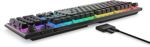Bezprzewodowa klawiatura do gier Alienware Tri-Mode - AW920K (Dark Side of the Moon) - Zdjęcie 7 z 8