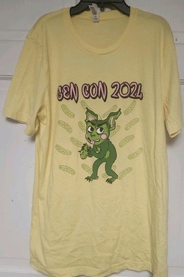 Gen Con 2024 The Pickled Goblin Official Burger by Harry & Izzy's T-Shirt Size L