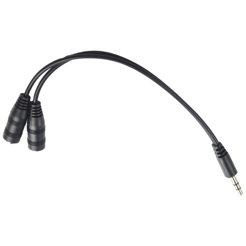 3.5mm Male To 2 Female Audio Stereo Spliter Earphone Extension Cable Adapter20cm - Picture 3 of 18