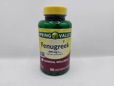 Spring Valley Fenugreek Dietary Supplement, 610 mg, 100 Count 1/27