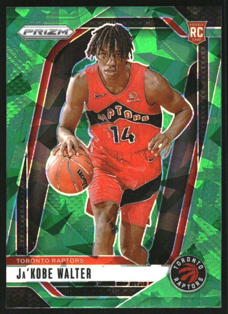 2024-25 Panini Prizm Prizms Green Ice #223 Ja'Kobe Walter