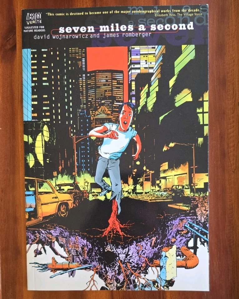 2 copias Seven Miles a Second 1996 1ª EDICIÓN GN Vertigo Verite DC Wojnarowicz Foto 3 de 4