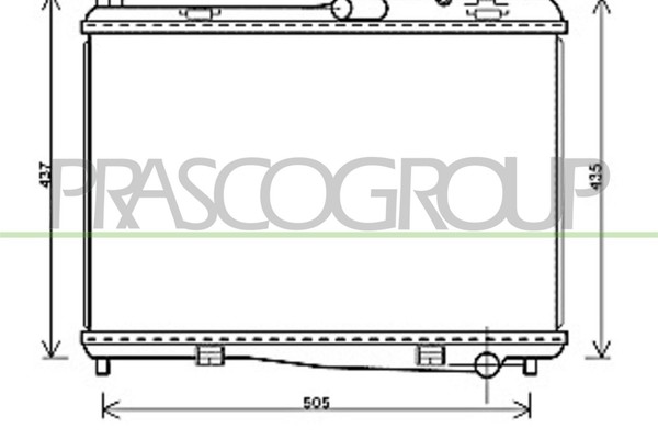 Prasco KüHler WasserküHler MotorküHler FüR Ford Fiesta VI B-Max 1.4-image