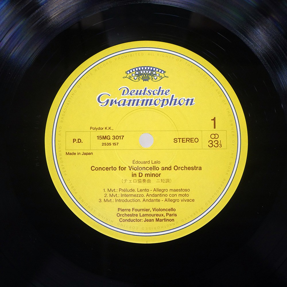 その他 LP Saint saens Romantic Cello Miniatures OX7147ND DENON Japan Vinyl /00260 LALO SAINT-SAENS CELLO CONCERTO グラモフォン 15MG3017 Japan