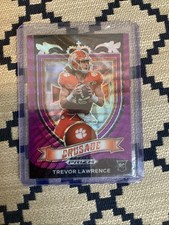 2021 Panini Prizm Draft Picks - Crusade Trevor Lawrence  Purple Wave Prizm (RC)