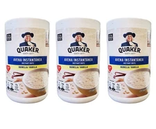Quaker Instant Oats Vanilla And Cinnamon Pack Of 3 Ready In 1 Minute