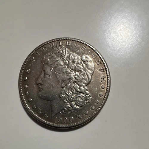 Morgan Silver Dollar 1900 $1 Coin 0.9 Fineness
