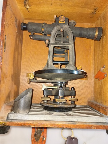 Antique Vintage K&E Keuffel & Esser Surveyors Transit Compass - Picture 2 of 19