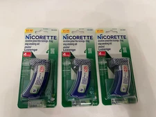 Lot of 3 - Nicorette 4mg Mini Mint Lozenges 20ct Stop Smoking Aid [EXP 09/2026]