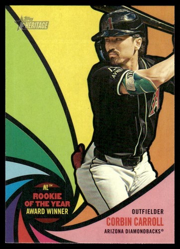 2024 Topps Heritage High Numbers Corbin Carroll Arizona Diamondbacks #AW-6