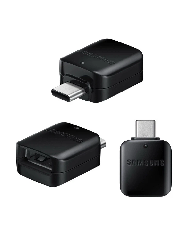 Lote / 100 Adaptador Convertidor Conector USB-C OTG Original Samsung Tipo C a A Foto 3 de 4