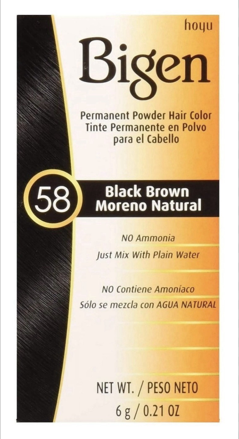 Ammonia-free Black Brown Oriental Black 6g