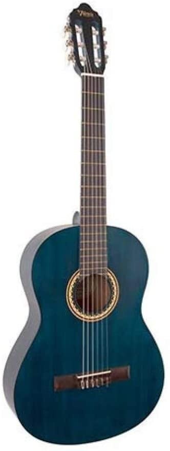 Valencia Series 200 Guitar 44 Classical Transparent Blue 20790₽