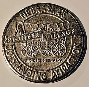 Minden, Nebraska Pioneer Village Medal Coin America 