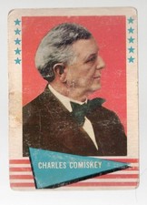 1961 Fleer Baseball Greats (F418-3) Charles Comiskey Chicago White Sox #18 Fair