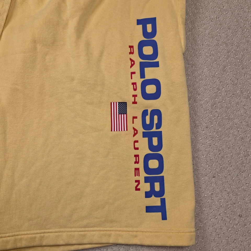 Pantalones Cortos Polo Deportivos Ralph Lauren Polares Para Hombres 3XB Grandes y Altos Logotipo de Bandera Deletreada Foto 4 de 4