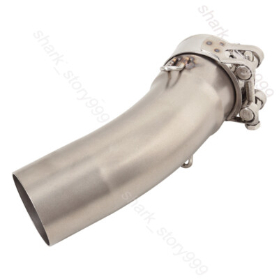 For Kawasaki ZX-4RR ZX4R 2026 Mid Exhaust Link Pipe Stainless Steel Slip On 51mm