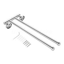 6mm Towel Rack Hanger Baby Room Bedroom Bathroom Wall Mounted Swing Towel Bar