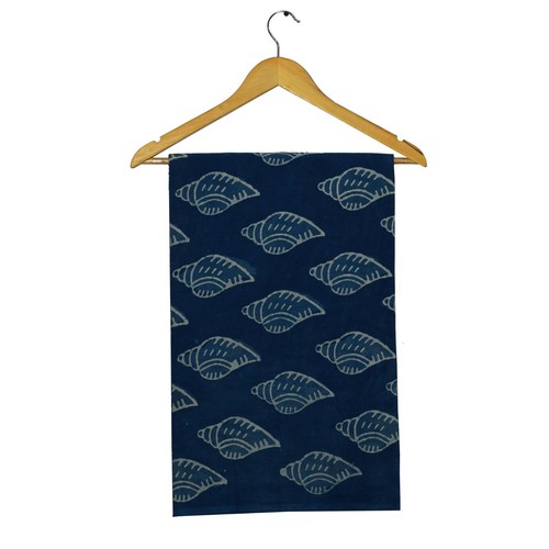 Indigo Blue Fabric 100% Cotton Hand Dyed Indian Sewing Dress Fabric By The Yard - 第 20/25 張圖片