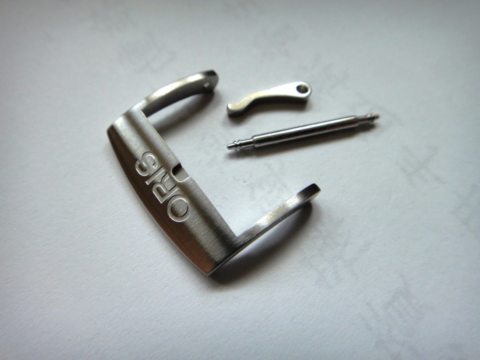 Genuine ORIS 22mm stainless steel tang buckle for Ø42mm BC3 advanced 7641