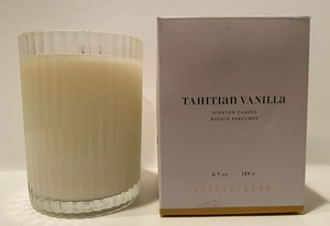 Pottery Barn Tahitian Vanilla Scented Candle 6 5 Oz Ebay